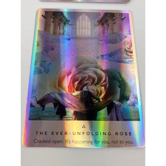 Gorgeous Holographic Work Your Light Oracle Deck - Picture 5 of 7